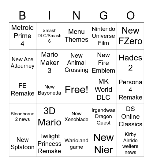 Direct September 2025 Bingo Card