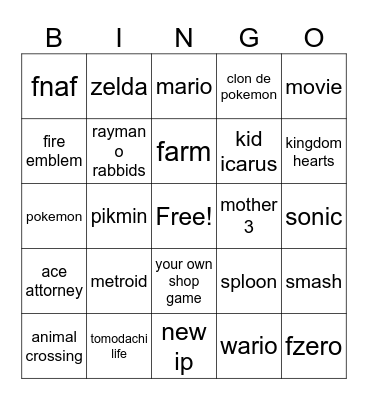 direct sep 12 Bingo Card