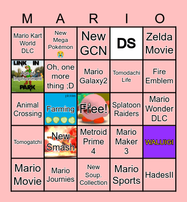 9/12/25 Direct Bingo Card