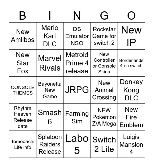 Direct - 9/11 Bingo Card