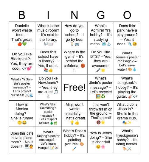 B13 1-9 Review Bingo Card