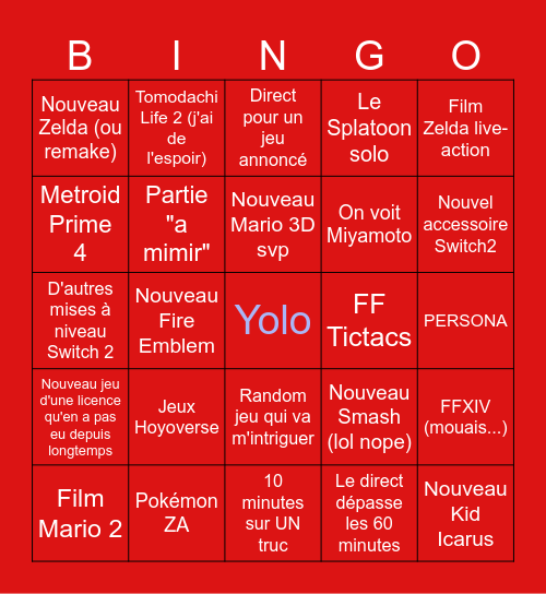 ND 12 septembre tmtc Bingo Card