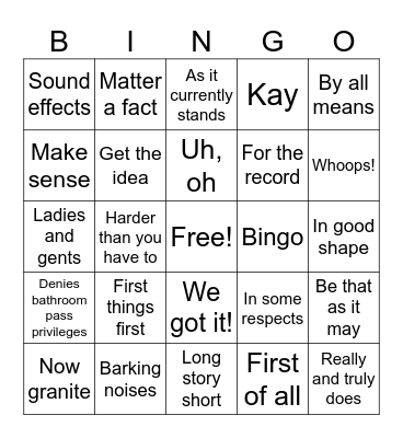 Strelchyk bingo V4 Bingo Card