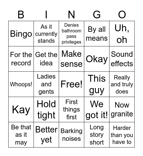 Strelchyk Bingo V4 Bingo Card