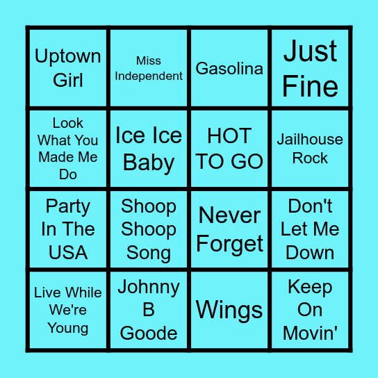 Banging Bangers 9 (Round 1) Bingo Card