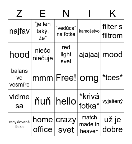 Bingo s bingom binguje Bingo Card