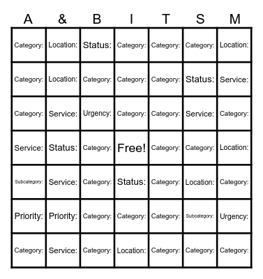 Applications and IT Specialist Bingo Card