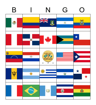 Fun With Flags! Bingo Card