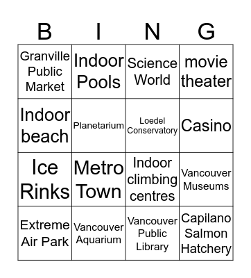 Find someone who want to go... Bingo Card