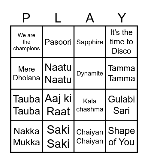 ISA Freshers' 25 Bingo Card