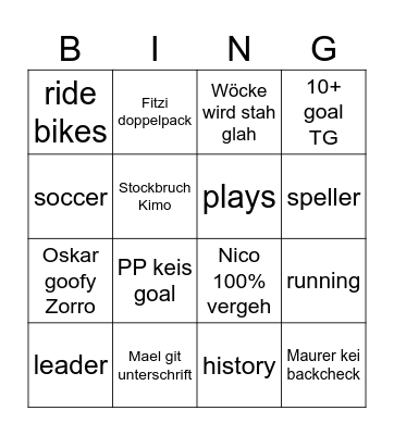 Getting to Know You Bingo Card