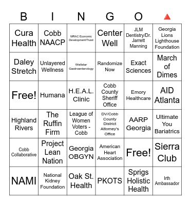 MRAC KYHOT BINGO Card