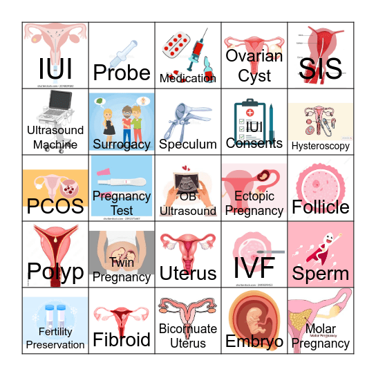 CENTER FOR REPRODUCTIVE HEALTH Bingo Card