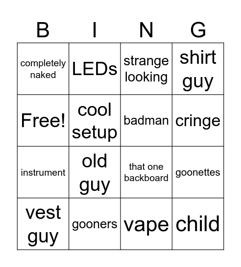 ome bingo Card