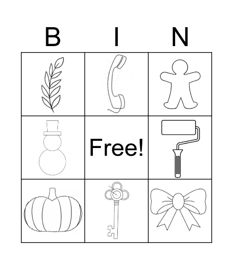 Description objects Bingo Card