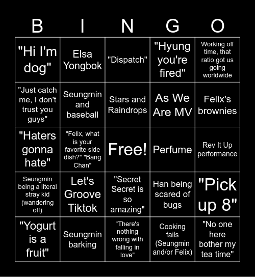Septemberacha Birthday Bingo!!! Bingo Card