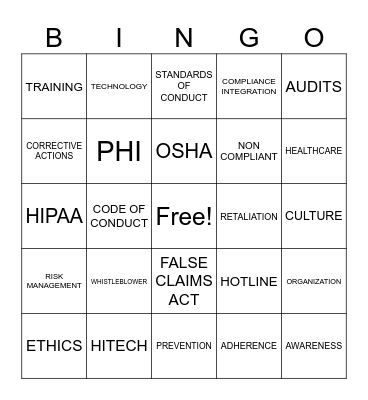 TWISTED BINGO Card