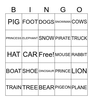 BOOK BINGO Card