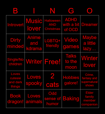 Friends with Fallon? Bingo Card