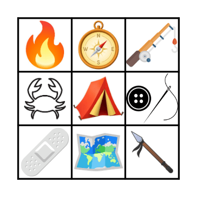 SURVIVOR SKILLS Bingo Card