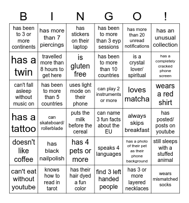 CONSTANTA NSC 2025 Bingo Card