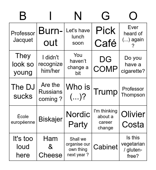 Montesquieu Bingo Card