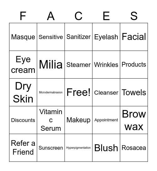 Forever young Center Bingo Card