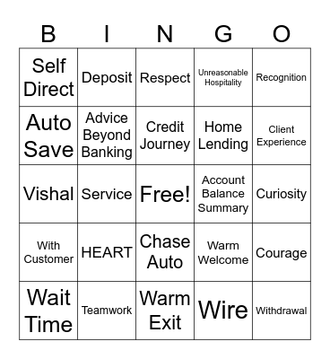 OSAT & BEYOND BINGO Card