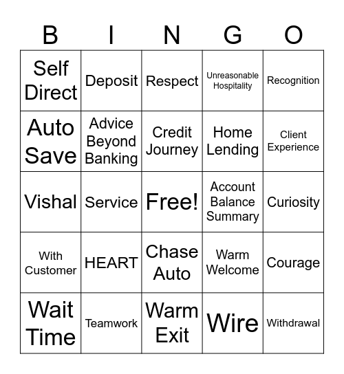 OSAT & BEYOND BINGO Card