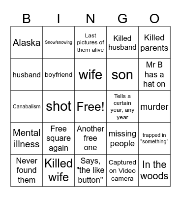 Mr Ballen Bingo Card