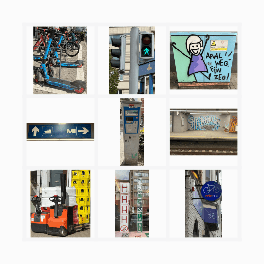 Loto de la ville autour de l'école Bingo Card