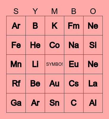 GENERAL SCIENCE Bingo Card