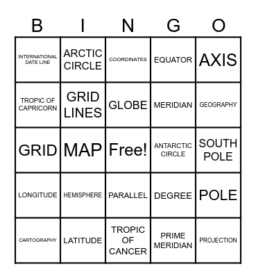 MaScieYa Bingo Card