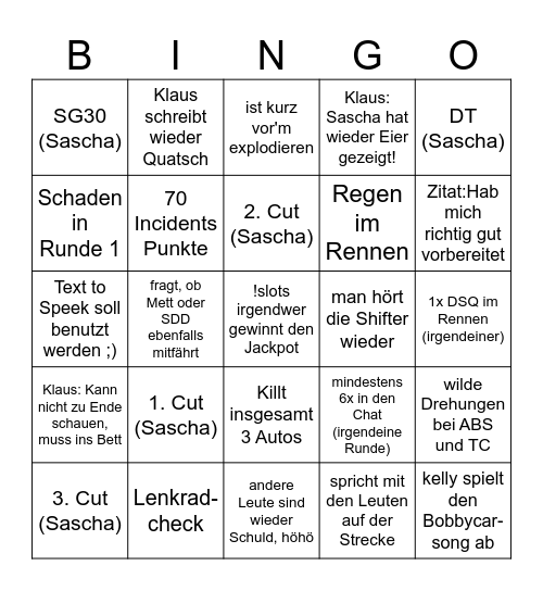 3h Content mit SBR LVM Bingo Card