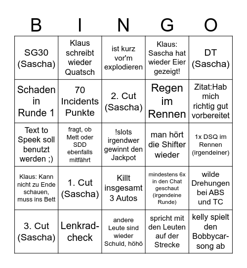 3h Content mit SBR LVM-ÄNDU Bingo Card