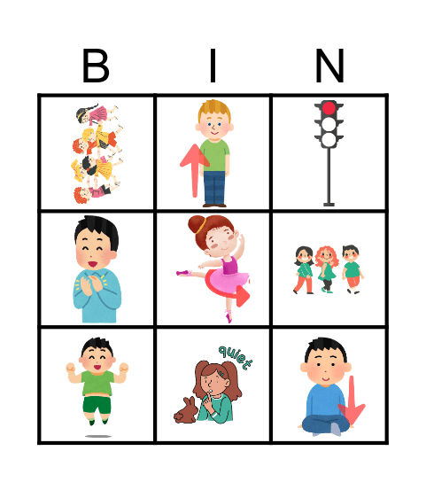 Classroom activities Bingo Card