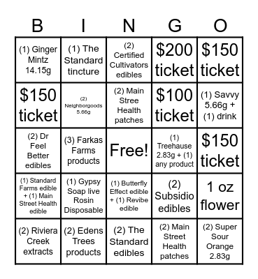 Culture Bingo OHIO - week of 9/15 Bingo Card