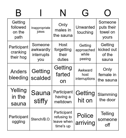 Annoying Ågesta Bingo Card
