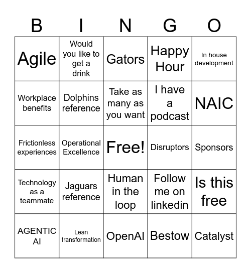 LIMRA BINGO Card