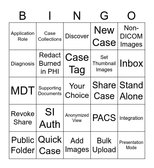Stratus Imaging Discover Bingo Card