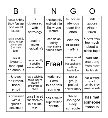 Get-to-Know-Me Bingo Card