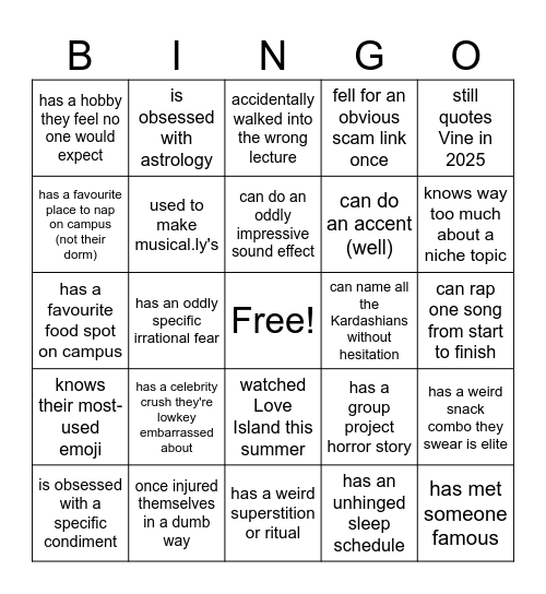 Get-to-Know-Me Bingo Card