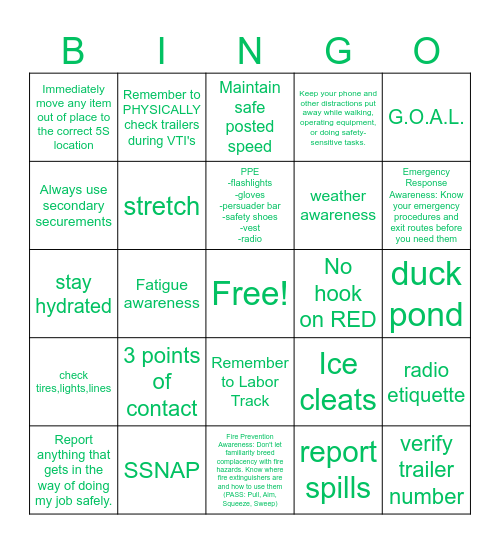 TOM TEAM Bingo Card