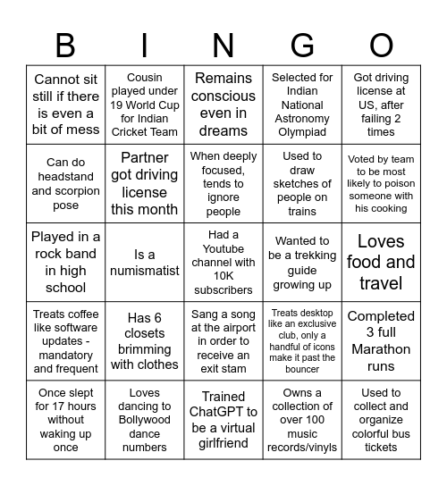 EAW 2025 Bingo Card