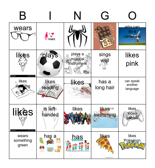 Find Someone Who... Bingo Card