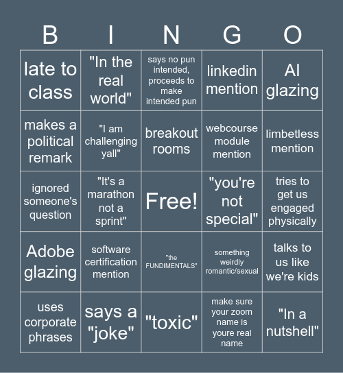 Dombrowski Bingo V3 Bingo Card