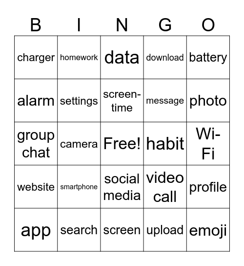 JHS 2 SDG 3&4 Bingo Card