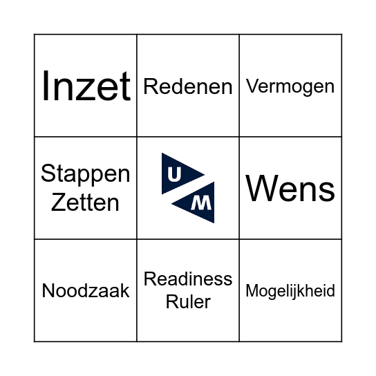 Verandertaal Bingo Card