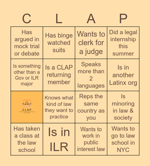 Find Someone Who... Bingo Card