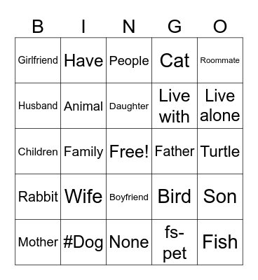 Unit 4 Vocab Bingo Card